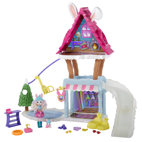 Enchantimals Hoppin' Ski Chalet with Bevy Bunny кукольный домик