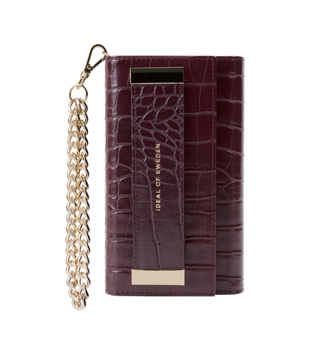 iDeal of Sweden Studio Clutch iPhone 12/12P Plum Croco – image 2