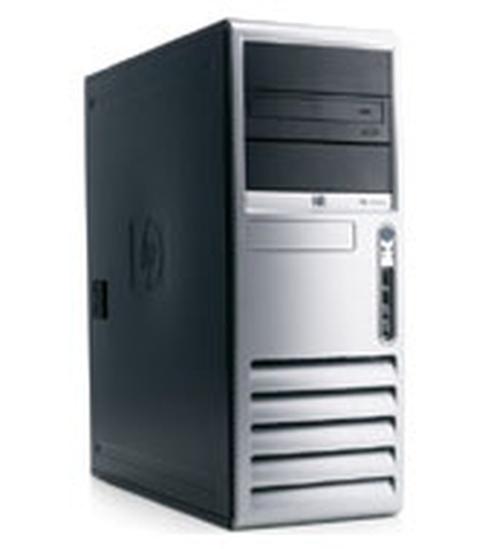 HP Compaq dc7600 P4 640 HT 2x256M/80G DVD-ROM LAN WXP Pro Convertible Minitower PC