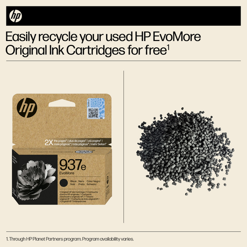 HP 937E EvoMore Original Ink Cartridge High Yield Black 4S6W9NE - image 3