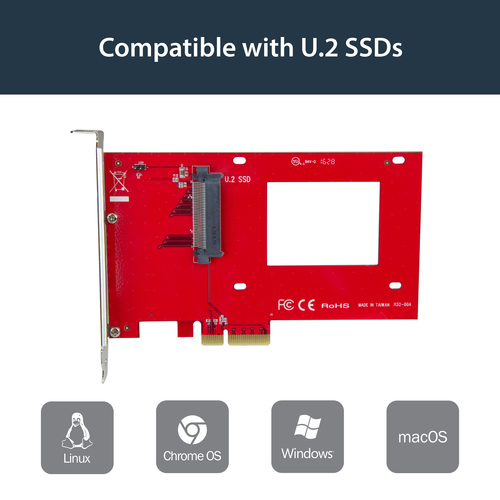 StarTech.com U.2 to PCIe Adapter for – image 7