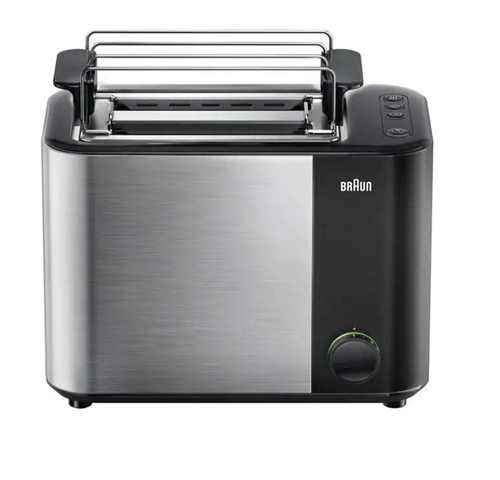 Braun HT5010 13 2 griežinėliai 1000 W Juoda, Nerūdijančiojo plieno