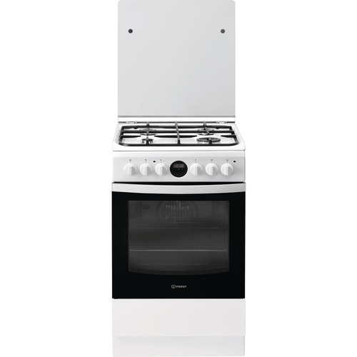 Indesit IS5G8CHW/PO Eraldiseisev pliit Gaas Must, Valge A