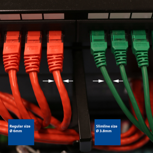 ACT Connectivity LSZH U/UTP CAT6 datacenter slimline patchkabel snagless met RJ45 connectoren, afbeelding 8
