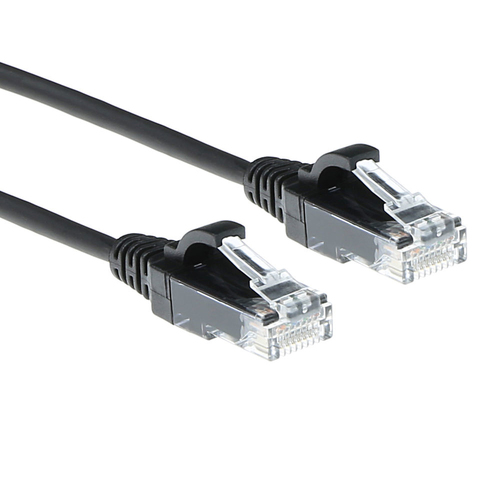 ACT Connectivity LSZH U/UTP CAT6 datacenter slimline patchkabel snagless met RJ45 connectoren