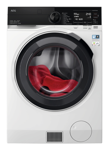 AEG Series 9000 LWR9706C8 стирально-сушильная машина Отдельно стоящий Фронтальная загрузка Белый