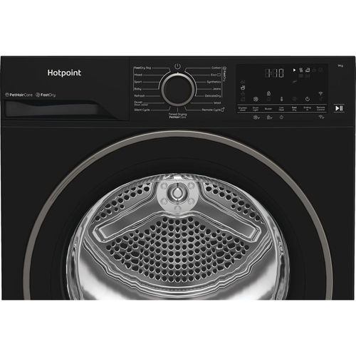 Hotpoint Fabric Care C HD 94M Bbs UK 9Kg Heat Pump Tumble Dryer - Black - A+++ Rated, Black - image 5
