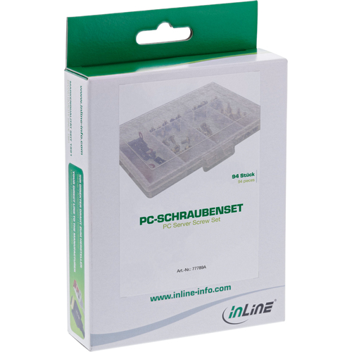 InLine 77789A montagekit,  PC-schroefset, 94-delig, afbeelding 3