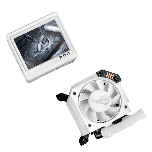 Asus Rog Ryujin Iii 360 Argb Extreme Aio Liquid Cooler with LCD Display - White - image 8