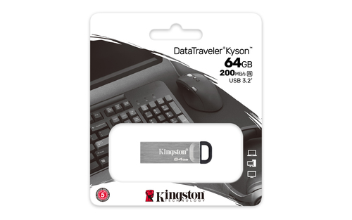 Kingston Technology DataTraveler Kyson 64GB USB 3.2 Flash Drive - image 4