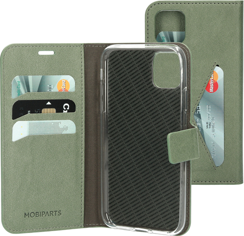 Mobiparts Classic Wallet Case iPhone 11 Pro Stone Green