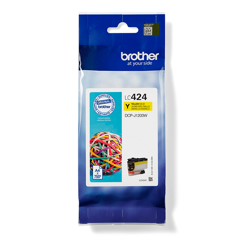 Brother LC424Y Inkjet Cartridge Yellow LC424Y - image 1