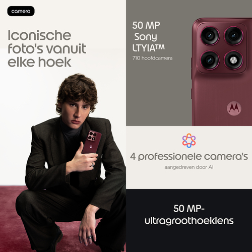 Motorola Edge 70 Pro 256 Go Rouge 5G – Photo 7 sur 10