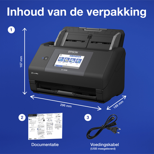 Epson WorkForce ES-590W Paginascanner 600 x 600 DPI A4 Zwart, afbeelding 3