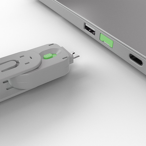 Lindy USB Type A Port Blocker Key - USB port blocker – Foto 4 von 5