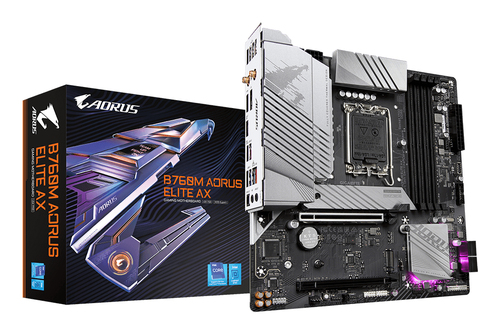 GIGA B760M AORUS ELITE AX S1700/DDR5/µATX