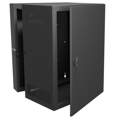 Middle Atlantic CWR-18-22SD rack cabinet 18U Wall mounted rack Black