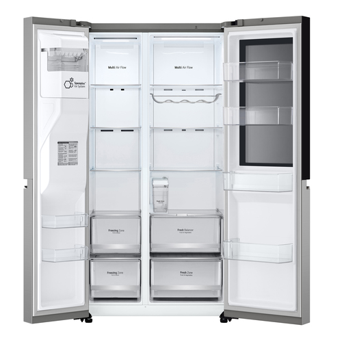 LG GSGV81PYLL Instaview American Fridge Freezer With Ice & Water Non Plumbed - Stainless Steel - image 3