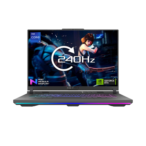 ASUS ROG Strix G16 G614JZ-N4024W Intel® Core™ i9 i9-13980HX Ноутбук 40,6 cm (16") Quad HD+ 16 GB DDR5-SDRAM 1 TB Твердотельный накопитель (SSD) NVIDIA GeForce RTX 4080 Wi-Fi 6E (802.11ax) Windows 11 Home Черный, Серый
