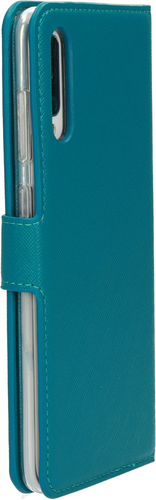 Mobiparts Saffiano Wallet Case Samsung Galaxy A70 Turquoise, afbeelding 4