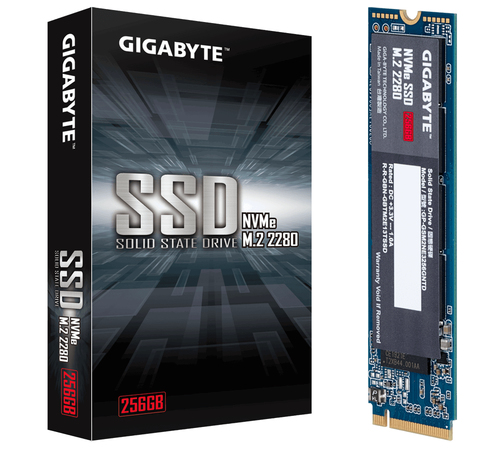 Gigabyte - SSD - 256 GB - interno - M2 2280 - PCIe 30 x4 NVMe - GP-GSM2NE3256GNTD