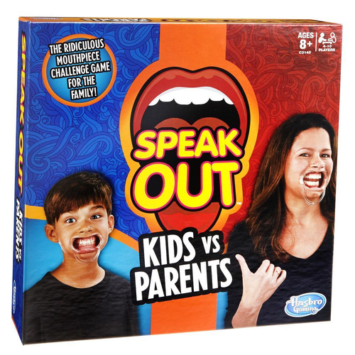 Hasbro Gaming Speak Out Kids vs Parents