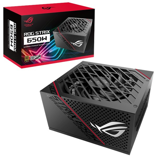 ASUS ROG-STRIX-650G - Fuente de alimentación interna - ATX12V - 80 PLUS Gold - CA 100-240 V - 650 vatios - ROG-STRIX-650G