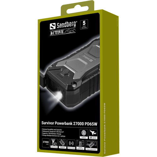 Sandberg Survivor Powerbank 27000 PD65W – image 5