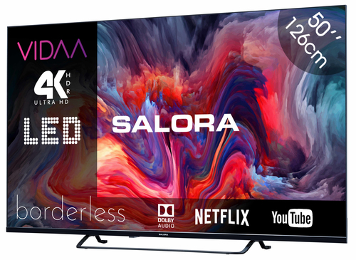 Salora FOD50UV TV 127 cm (50") 4K Ultra HD Smart TV Wi-Fi Black 250 cd/m² – image 3
