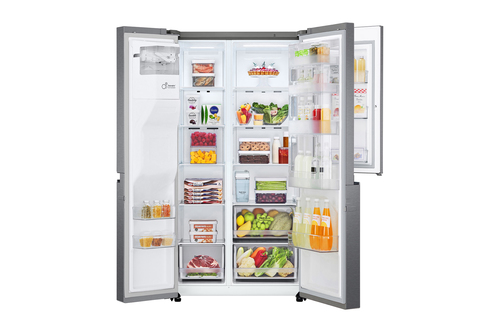 LG GSJV31DSXF side-by-side refrigerator Freestanding – image 2