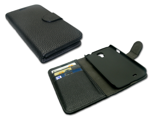 Sandberg Cover wallet S4 skin Black