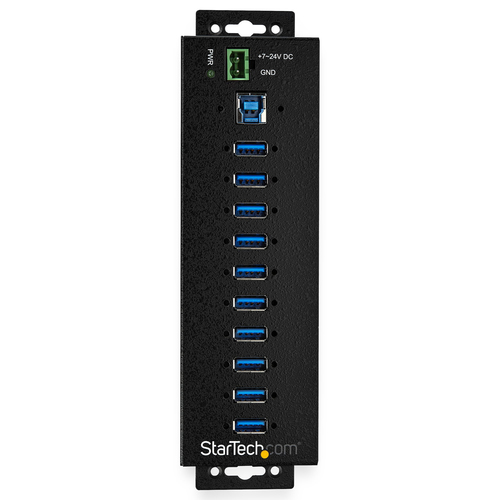 HB30A10AME HUB de Interface USB 3.2 GEN 1 (3.1 GEN 1) TYPE-B 5000 Mbit/s Preto