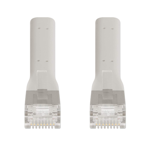 INTELLINET Patchkabel Flexi Cat6a F/FTP 0.5m 10G koper grijs, afbeelding 3