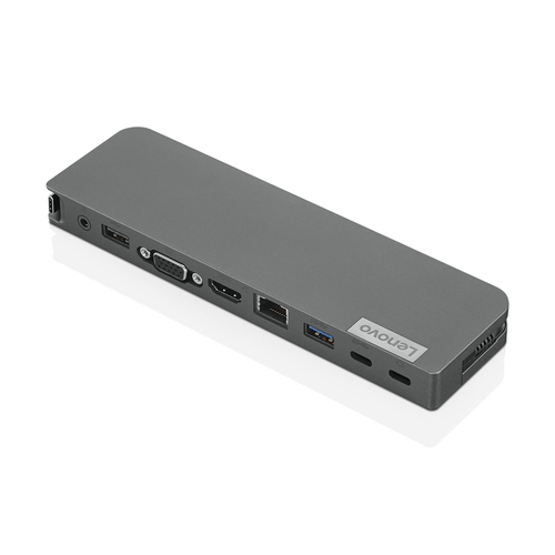 Lenovo USB-C Mini Dock. Tecnologia de conetividade: Com fios, Interface do host: USB 3.2 Gen 1 (3.1 Gen 1) Type-C, Entrada