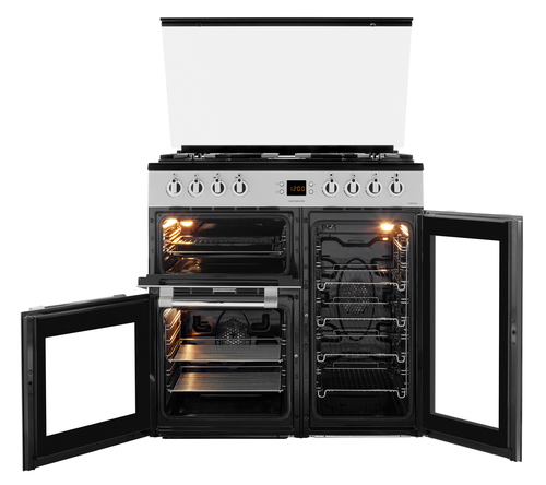 Leisure CC90F531S cooker Range cooker Electric Gas Silver – image 3