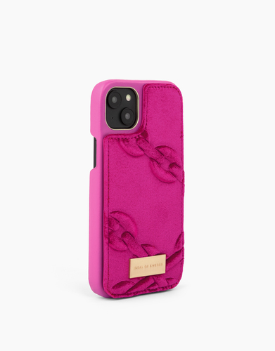iDeal of Sweden Atelier Case iPhone 14PL Velour Hyper Pink – image 3