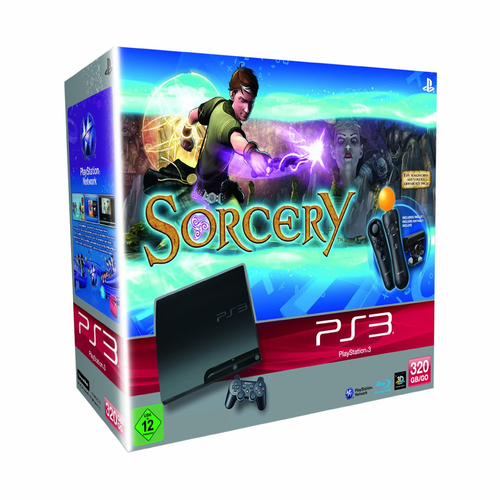 Sony Interactive Entertainment 320GB, PlayStation 3 Slim + Sorcery, Move Bundle