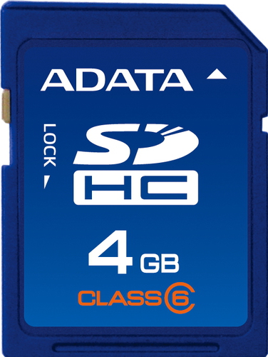 ADATA SDHC 4GB class6
