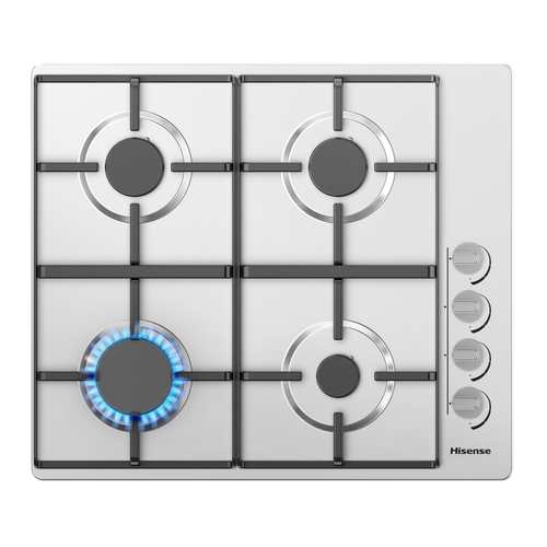 Hisense GM642XHS 60cm Gas Hob - Stainless Steel - image 1