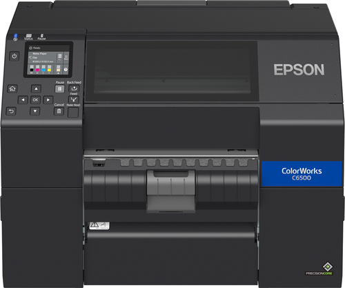 IMPRESORA DE ETIQUETAS EPSON COLORWORKS CW-C6500P INYECCION DE TINTA A COLOR USB ETHERNET CORTE MANNUAL C31CH77201 - C31CH77201