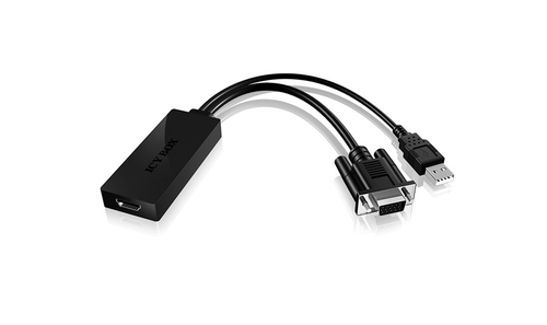 ICY BOX IB-AC512 VGA + Audio - HDMI Adapter, afbeelding 2
