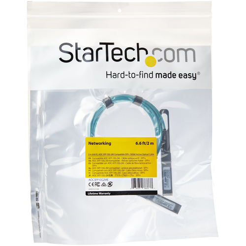 StarTech.com Dell EMC AOC-SFP-10G-2M compatibel - SFP+ optische kabel, afbeelding 4