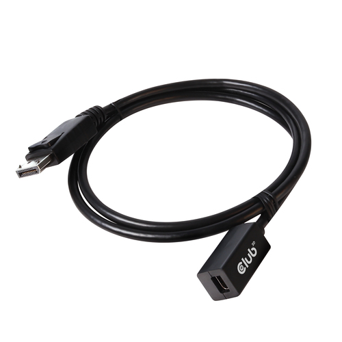 Club 3D Mini-DisplayPort naar DisplayPort 1.4 (male) verlengkabel, afbeelding 3