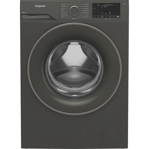 Hotpoint H101GANTISTA 10kg 1400 Spin Washing Machine in Graphite A Rat - image 1