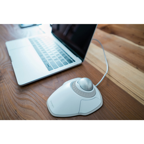 Kensington Orbit Trackball - USB - Optisch - 2 Taste(n) - Weiß - Kabel - Scroll-Ring - Symmetrisch