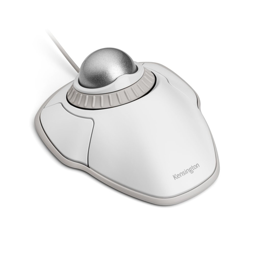 Kensington Orbit Trackball - USB - Optisch - 2 Taste(n) - Weiß - Kabel - Scroll-Ring - Symmetrisch