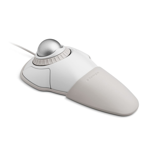 Kensington Orbit Trackball - USB - Optisch - 2 Taste(n) - Weiß - Kabel - Scroll-Ring - Symmetrisch