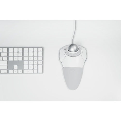 Kensington Orbit Trackball - USB - Optisch - 2 Taste(n) - Weiß - Kabel - Scroll-Ring - Symmetrisch