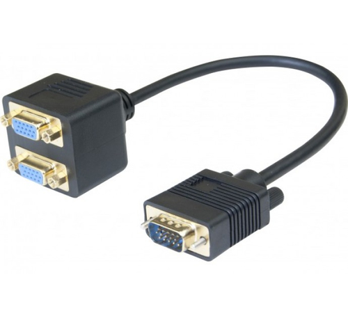 ADAPTATEUR VGA (M) vers 2x VGA (F) * doubleur de VGA * 137036