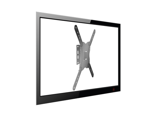 Equip wall mount TV 13"-55", zwart, zwartenkbar, afbeelding 3